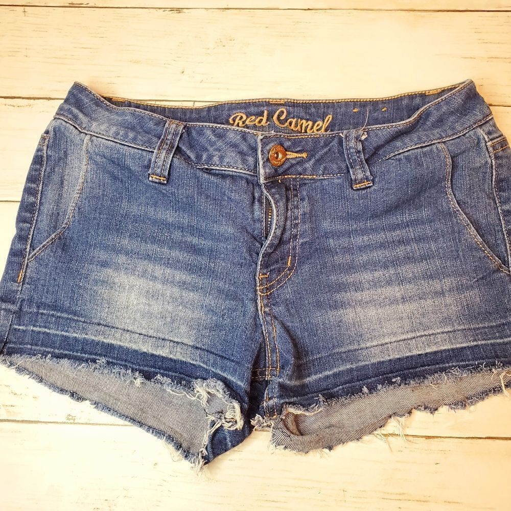 Red Camel Blue Denim Shorts